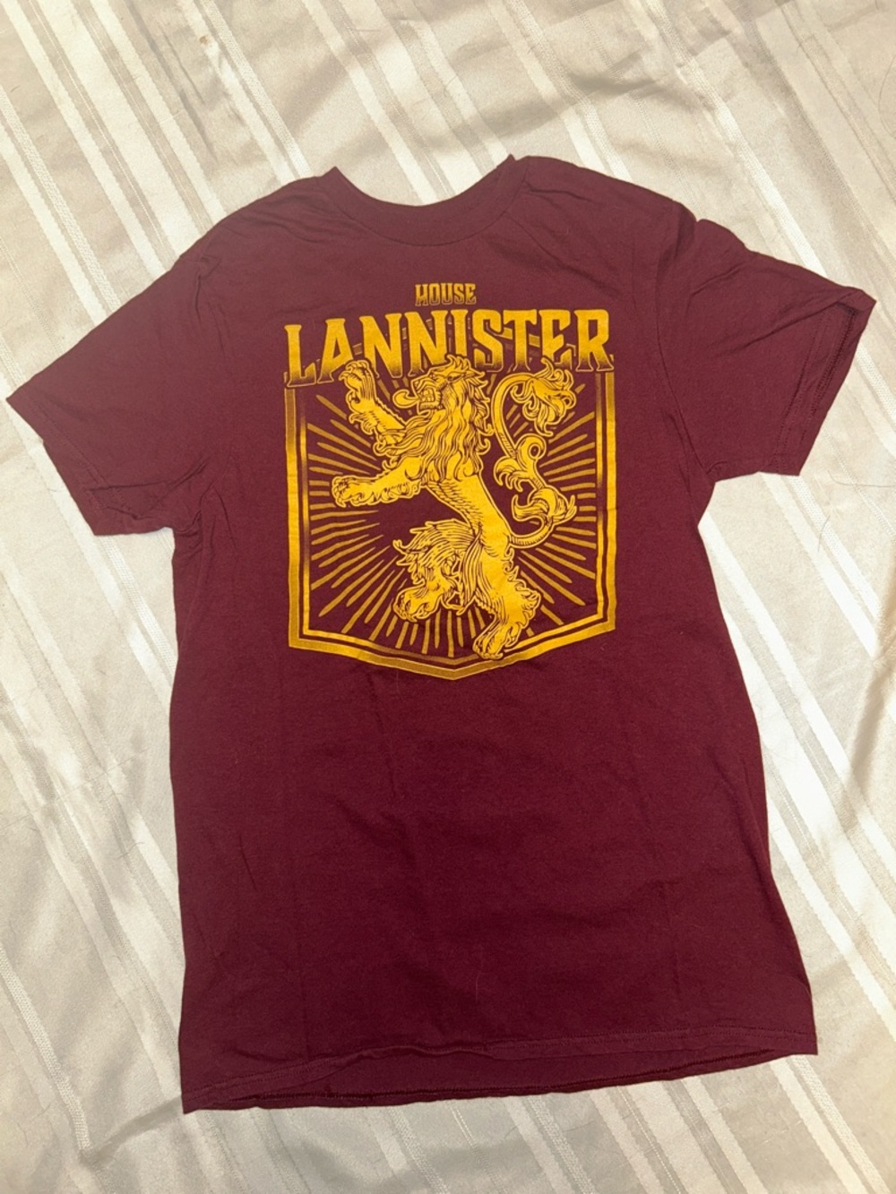 Game Of Thrones House Lannister Graphic T-Shirt